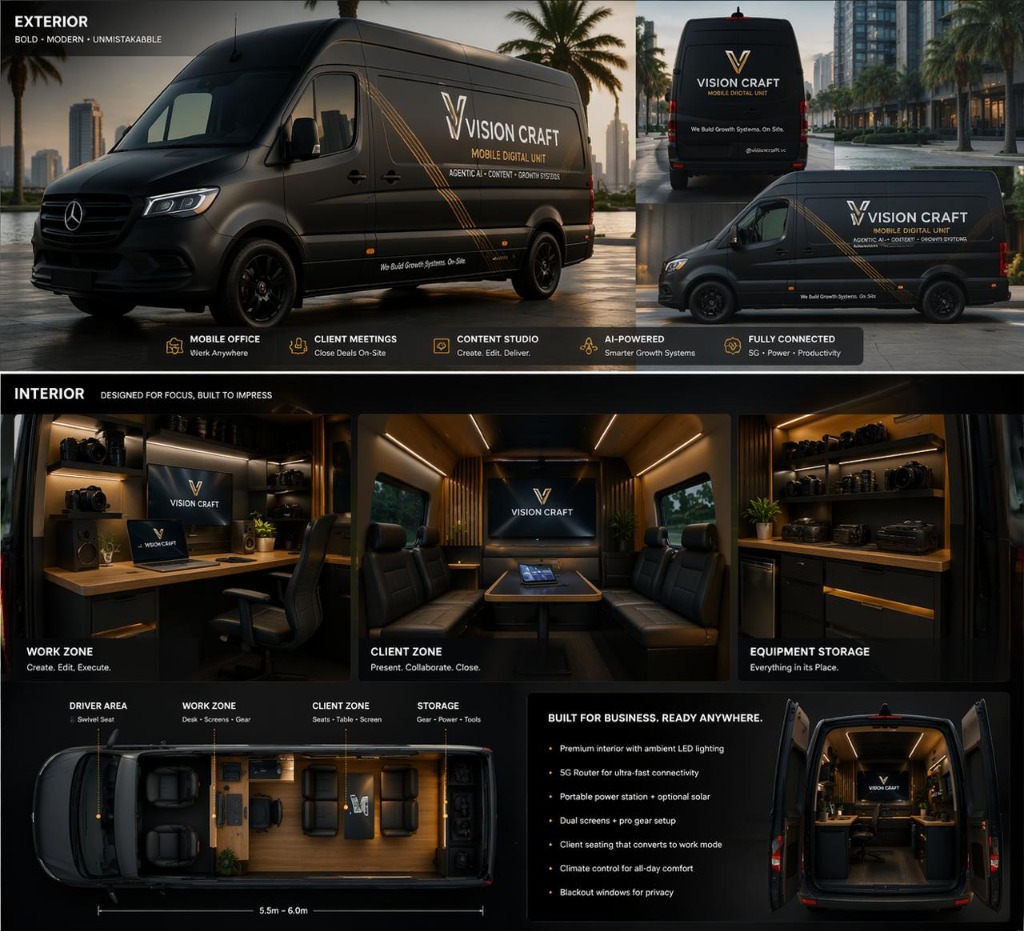 VisionCraft Mobile Digital Unit Architectural Breakdown