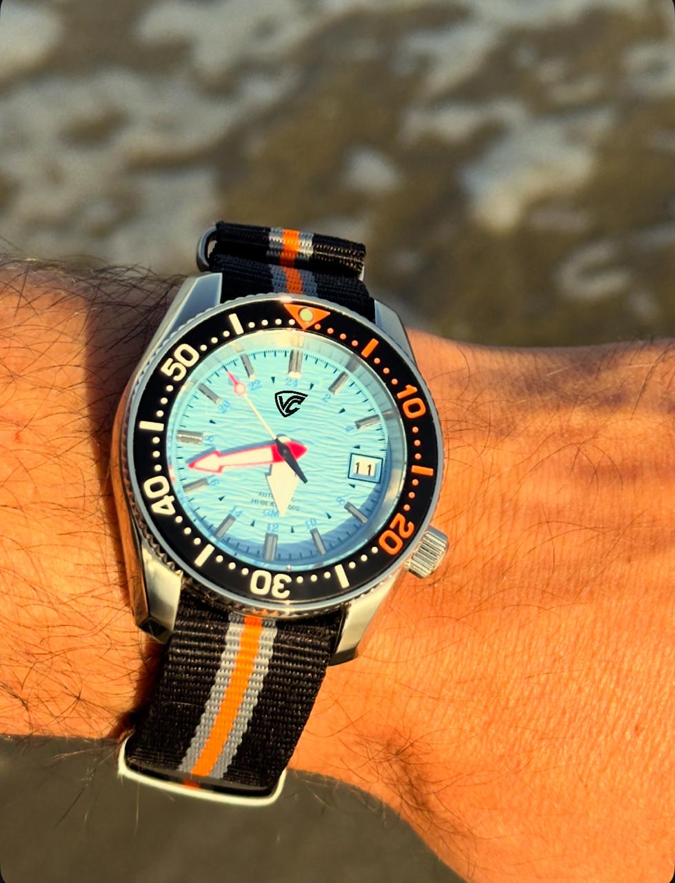 VC Watches SPE1 watch on wrist
