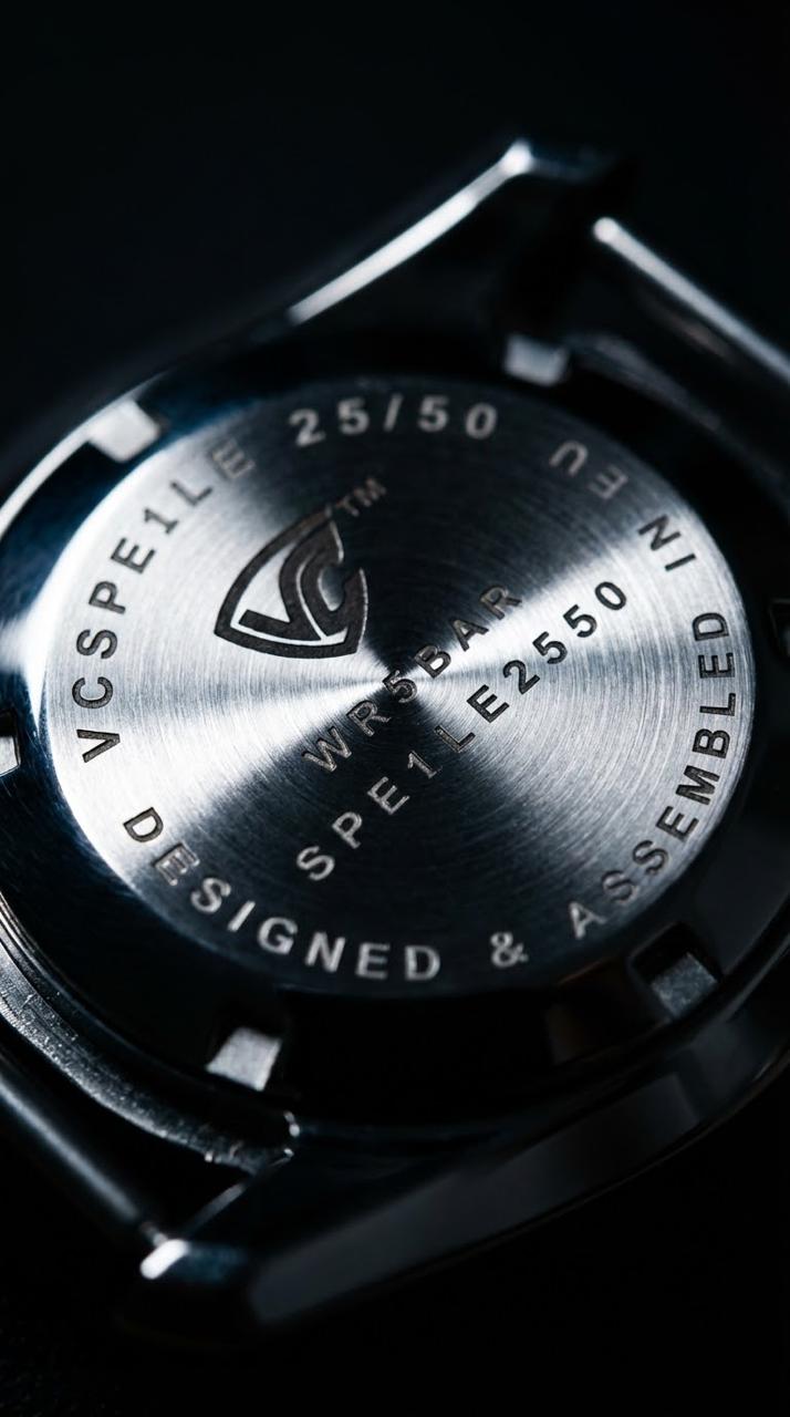 VC Watches SPE caseback detail